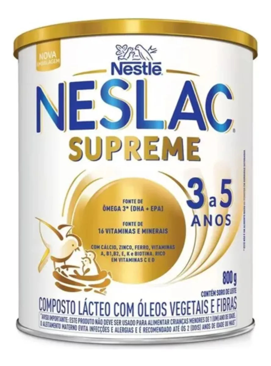 Nestlé Neslac Supreme 3 a 5 Anos (800g)